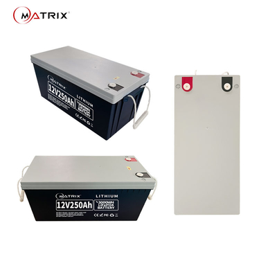 batterie au lithium de stockage de l'énergie de 12v 250ah Matrix renouvelable
